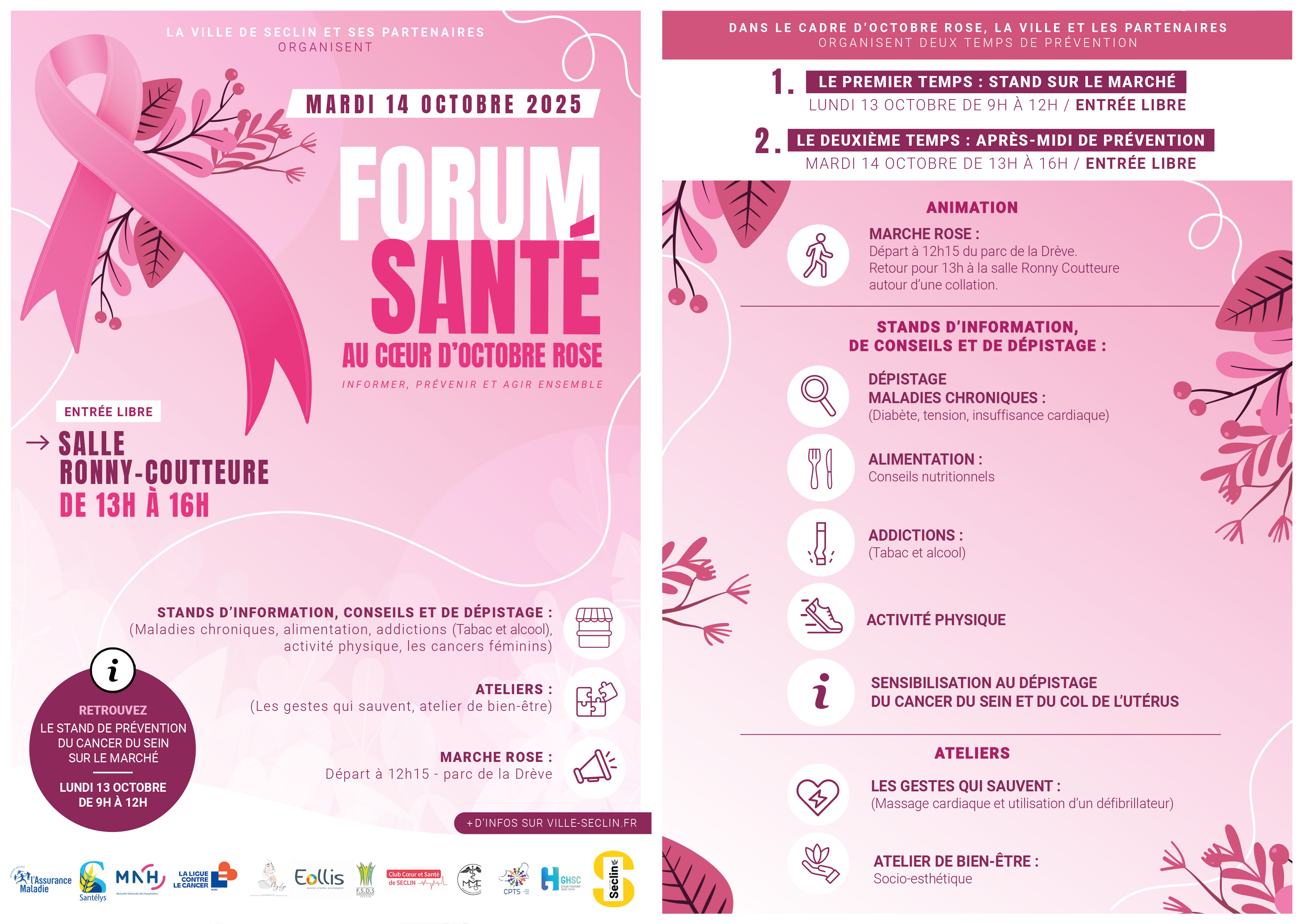 Octobre rose affiche