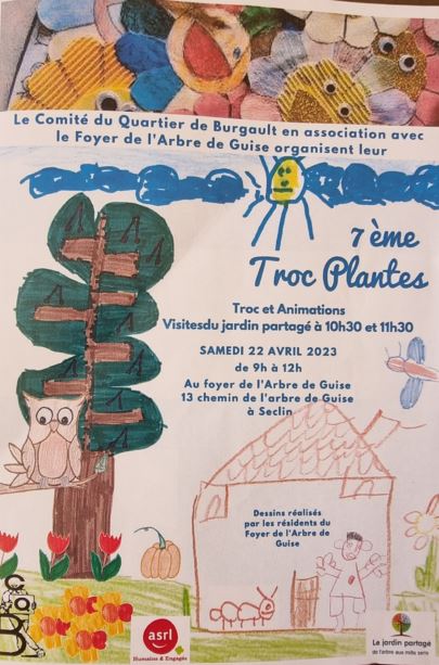 Troc plantes affiche