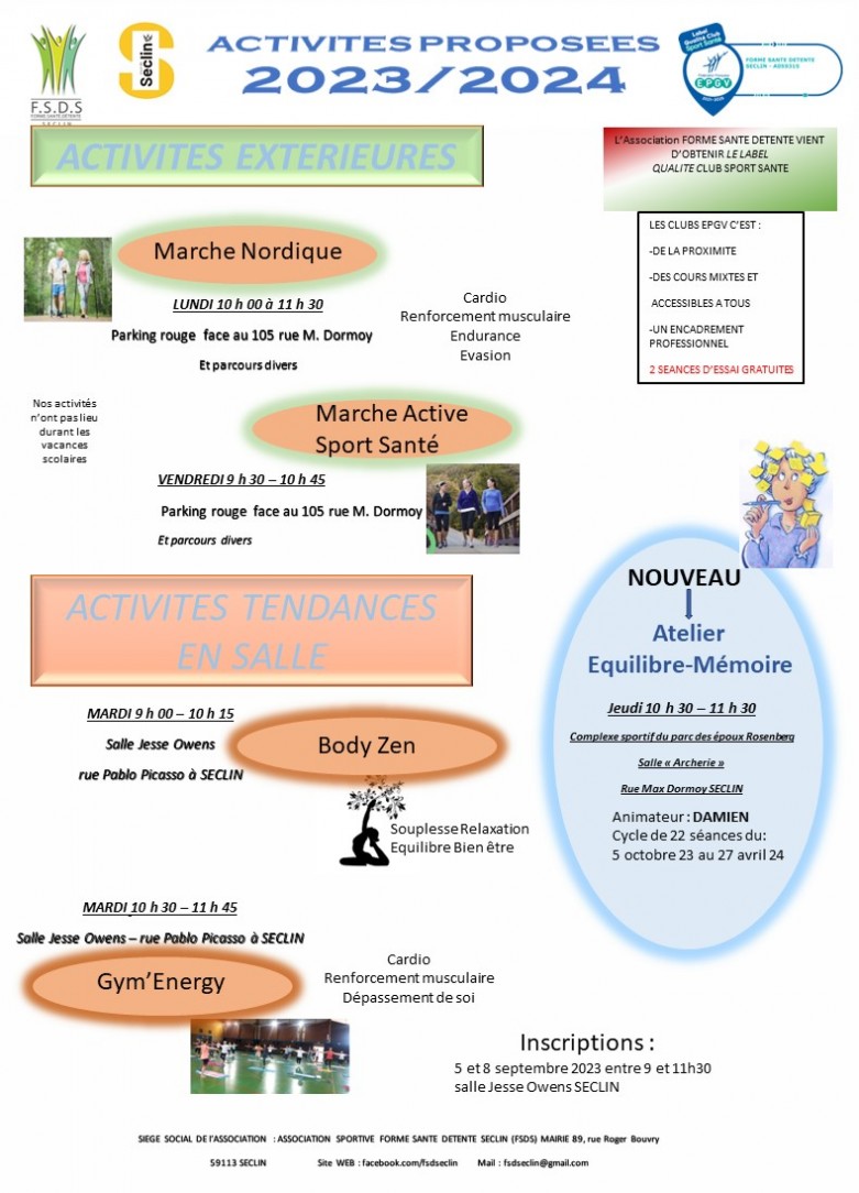 FSDS RENTREE 2023 AFFICHE