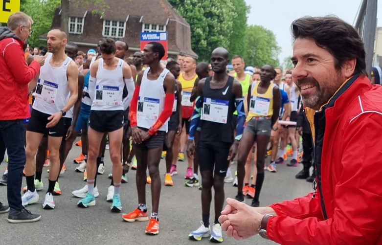 Marathon départ avec le Maire