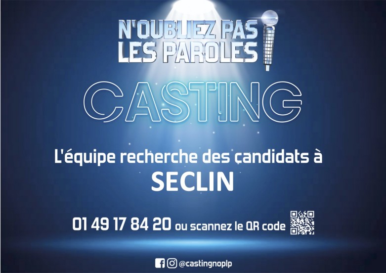 AFFICHE CASTING NOPLP 