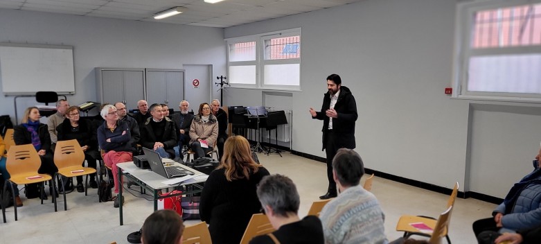 Union Musicale avec M. le Maire