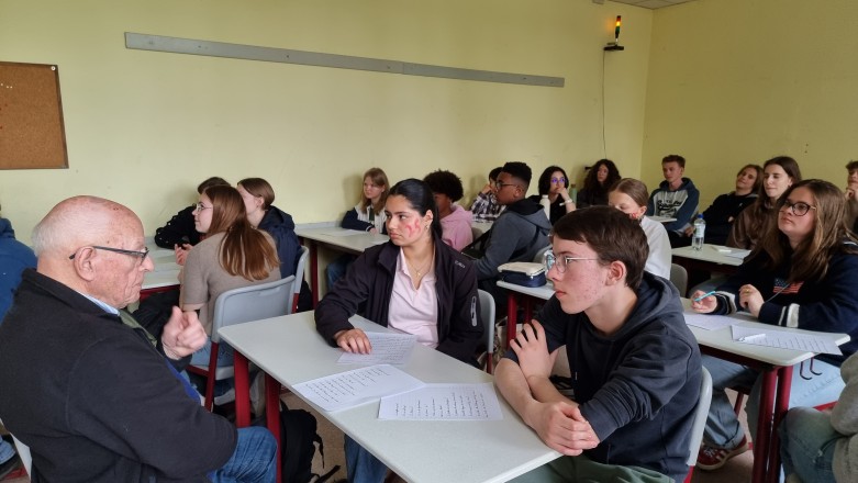 Collégiens avec jeunes allemands 2