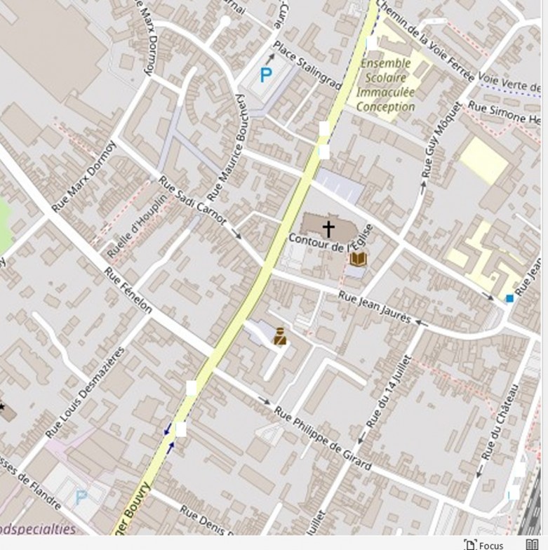 Plan déviation