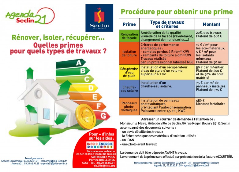 Obtenir une prime