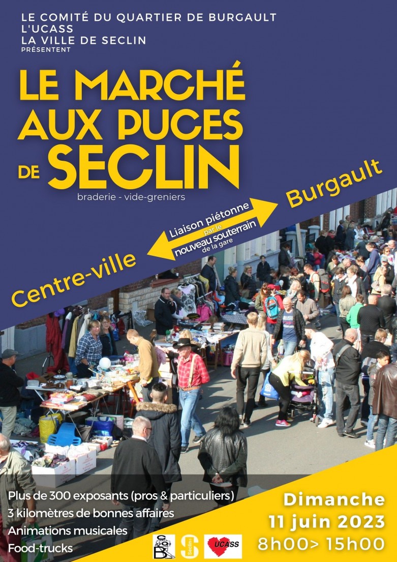 MARCHE AUX PUCES AFFICHE