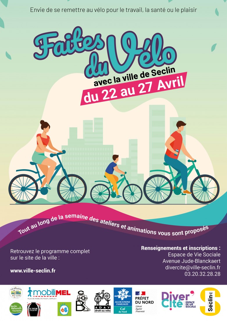 Affiche faites du Vélo