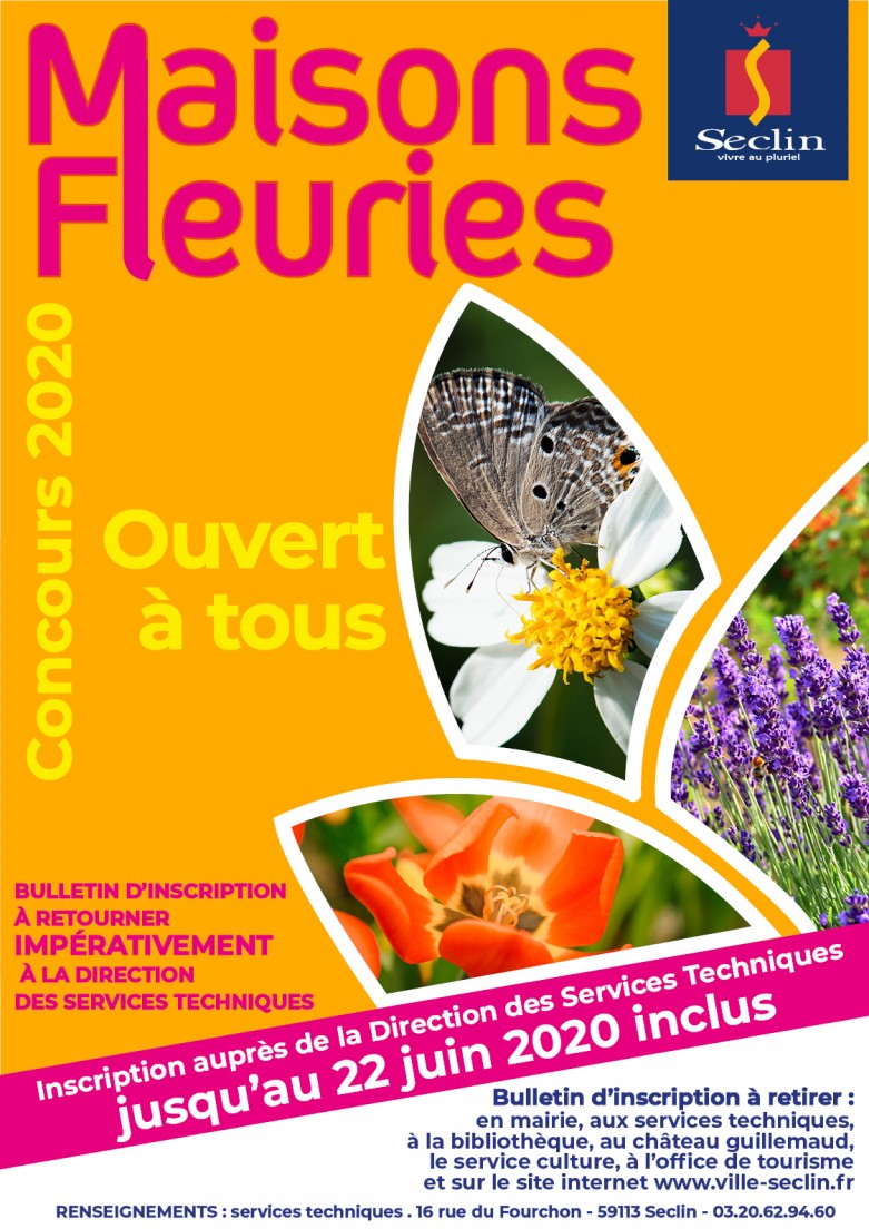 affiche maisons fleuires2020