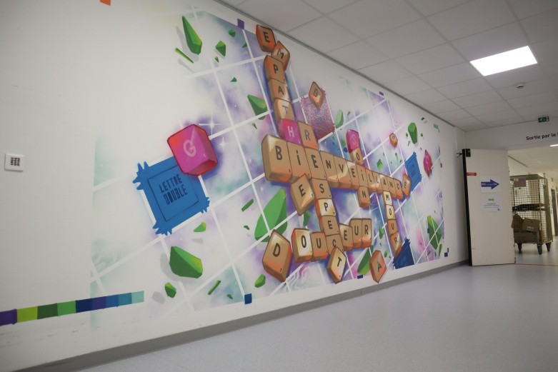 Hôpital fresque bientraitance