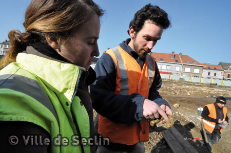 archeologie fouille Seclin